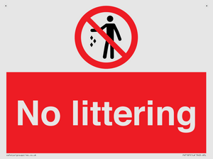 No littering